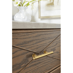 3" Radius Cabinet Pull, Champagne Bronze Alt 1 - Image
