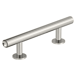3" Radius Cabinet Pull, Polished Nickel Main - Image