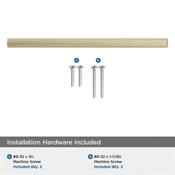 192mm Merced Cabinet Pull, Golden Champagne Alt 2 - Image