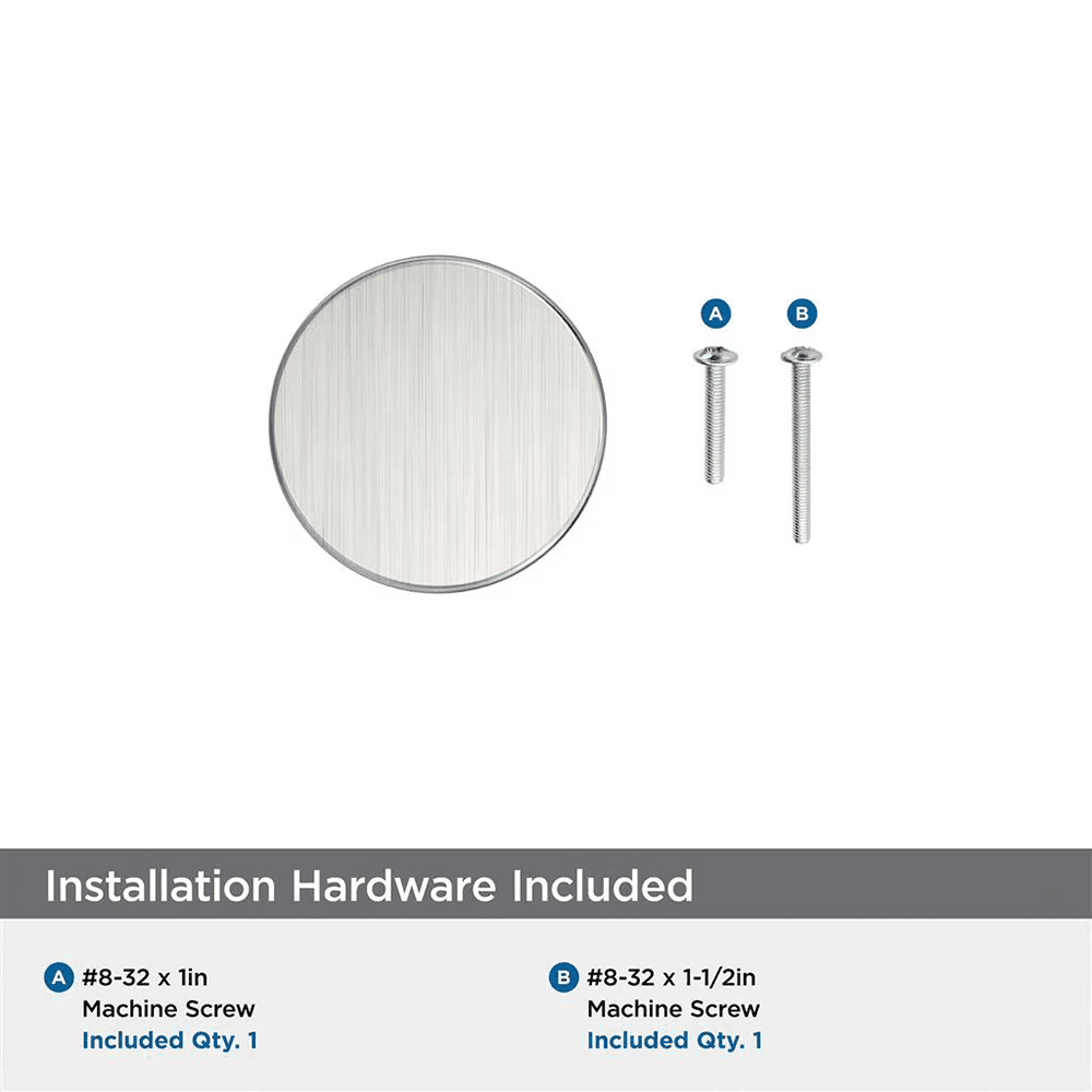 1-1/4" Merced Cabinet Knob, Satin Nickel Alt 2 - Image