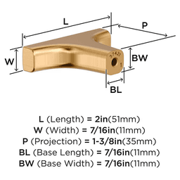 2" Merced Cabinet Knob, Champagne Bronze Alt 1 - Image