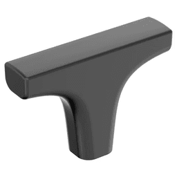 2" Merced Cabinet Knob, Matte Black Main - Image