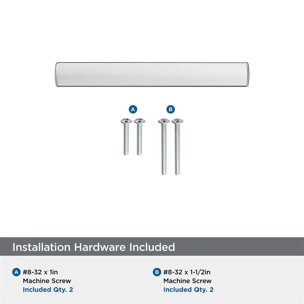 76mm Merced Cabinet Pull, Polished Chrome Alt 2 - Image