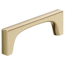 96mm Merced Cabinet Pull, Golden Champagne Main - Image