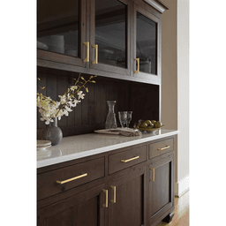96mm Merced Cabinet Pull, Champagne Bronze Alt 3 - Image
