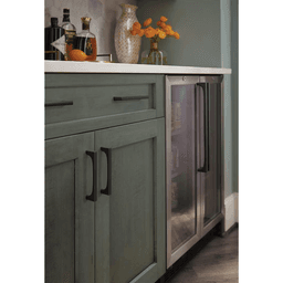 128mm Merced Cabinet Pull, Matte Black Alt 4 - Image