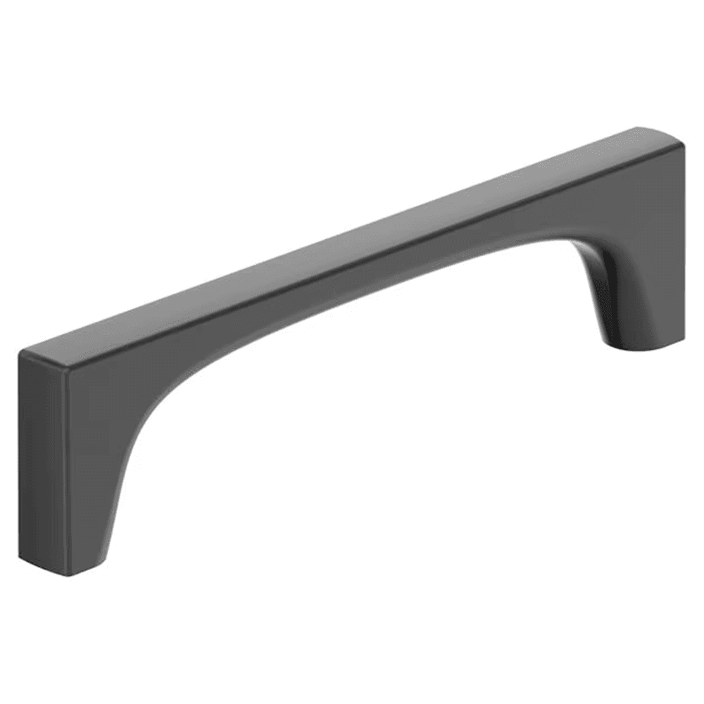 128mm Merced Cabinet Pull, Matte Black Main - Image