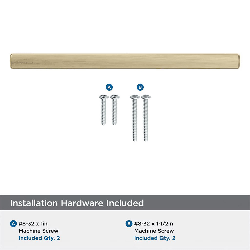 160mm Merced Cabinet Pull, Golden Champagne Alt 2 - Image