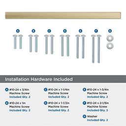 305mm Merced Appliance Pull, Golden Champagne Alt 2 - Image