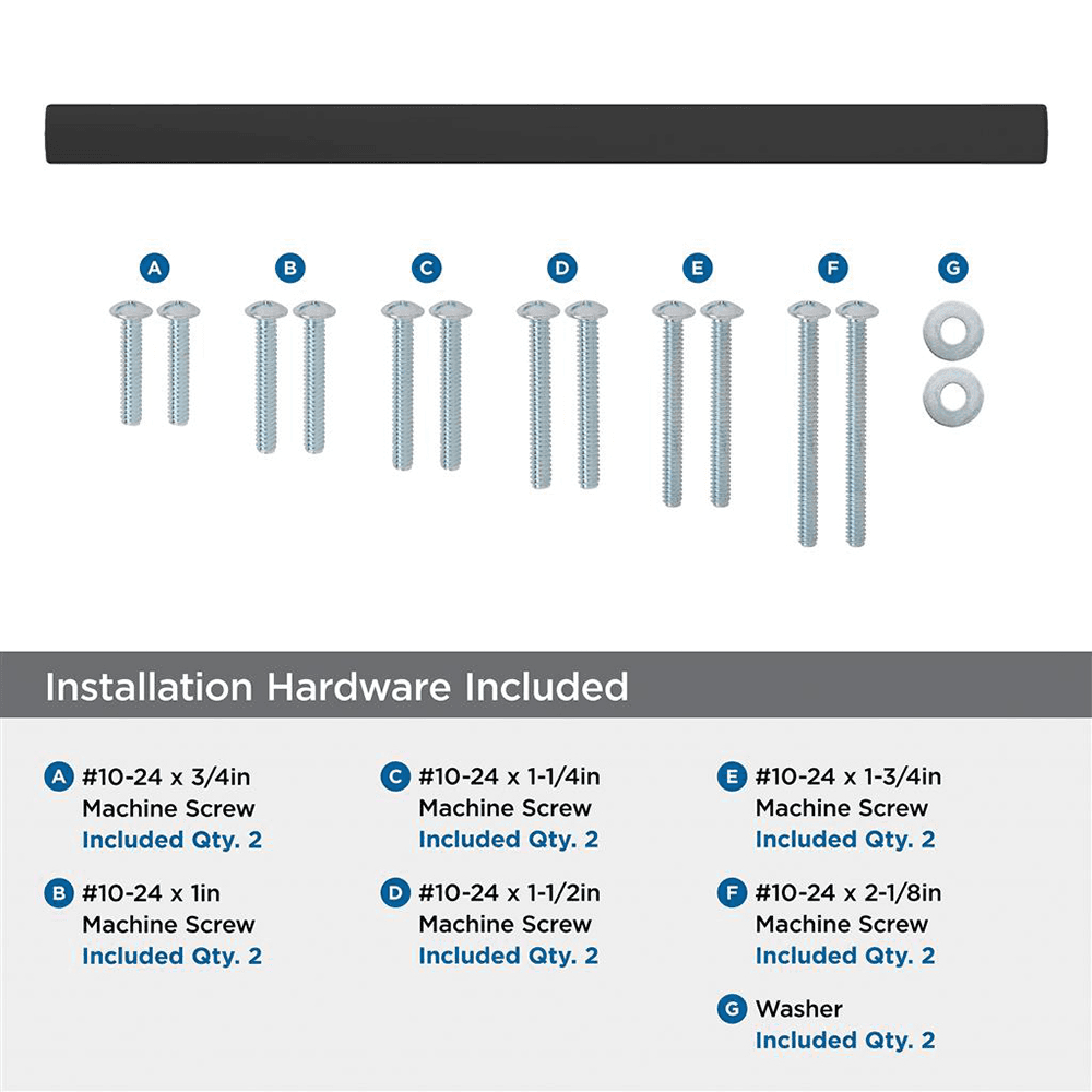 305mm Merced Appliance Pull, Matte Black Alt 2 - Image