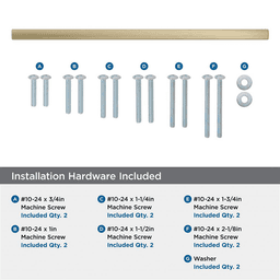 457mm Merced Appliance Pull, Golden Champagne Alt 2 - Image