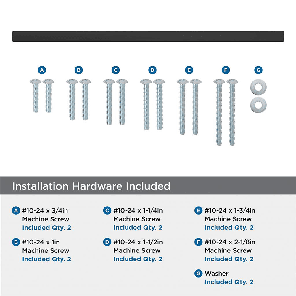457mm Merced Appliance Pull, Matte Black Alt 2 - Image