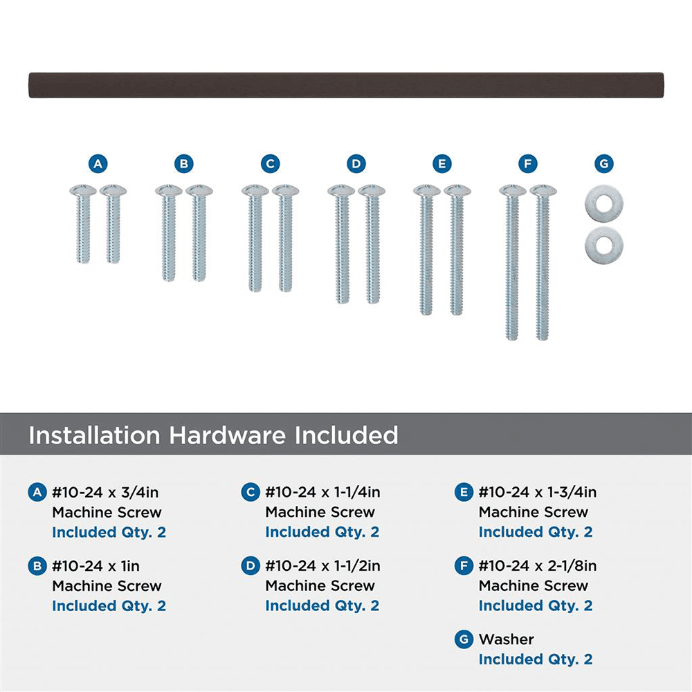 457mm Merced Appliance Pull, Oil-Rubbed Bronze Alt 2 - Image