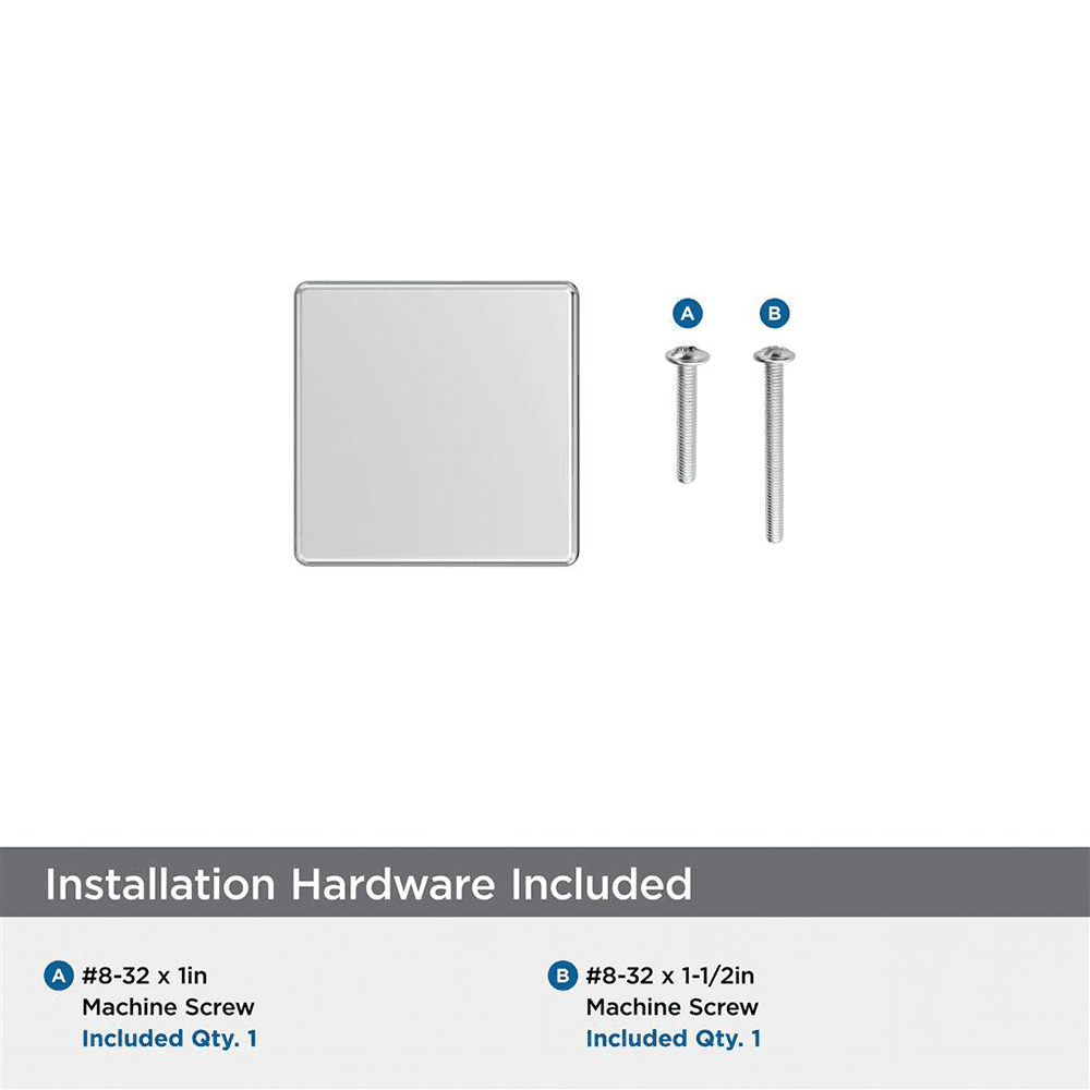 1-1/4" Lintel Cabinet Knob, Polished Chrome Alt 2 - Image