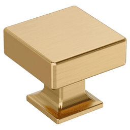 1-1/4" Lintel Cabinet Knob, Champagne Bronze Main - Image