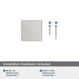 1-1/4" Lintel Cabinet Knob, Satin Nickel Alt 2 - Image