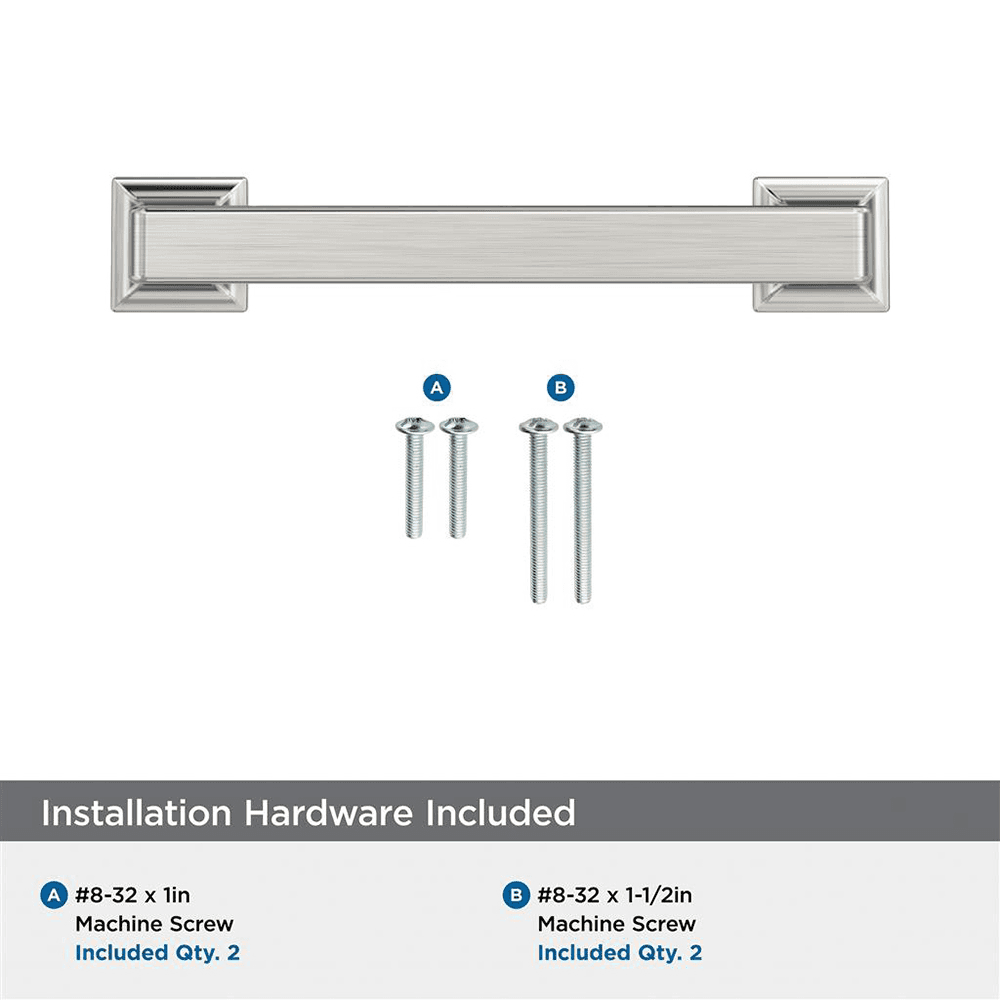 476mm Lintel Cabinet Pull, Satin Nickel Alt 2 - Image