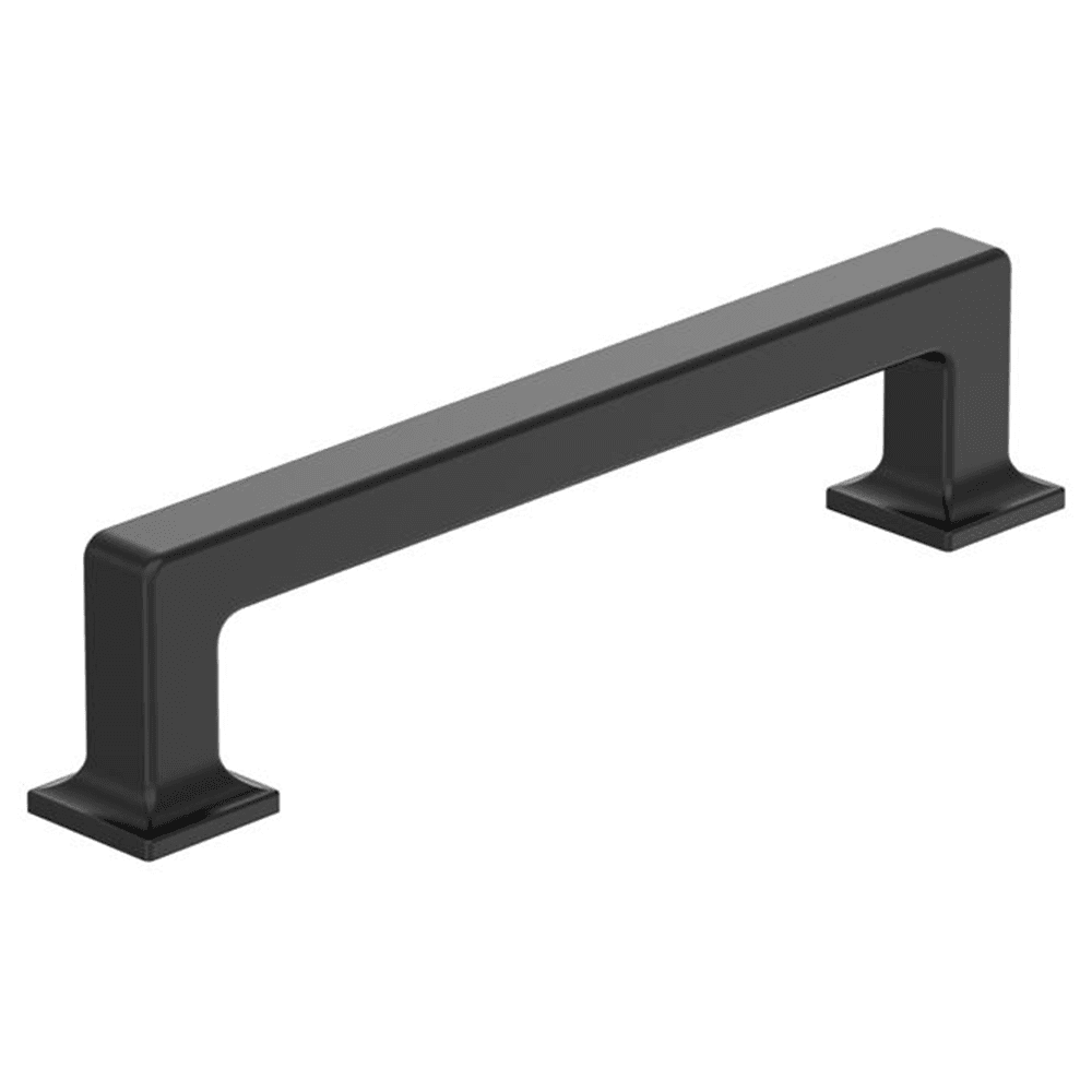 128mm Lintel Cabinet Pull, Matte Black Main - Image