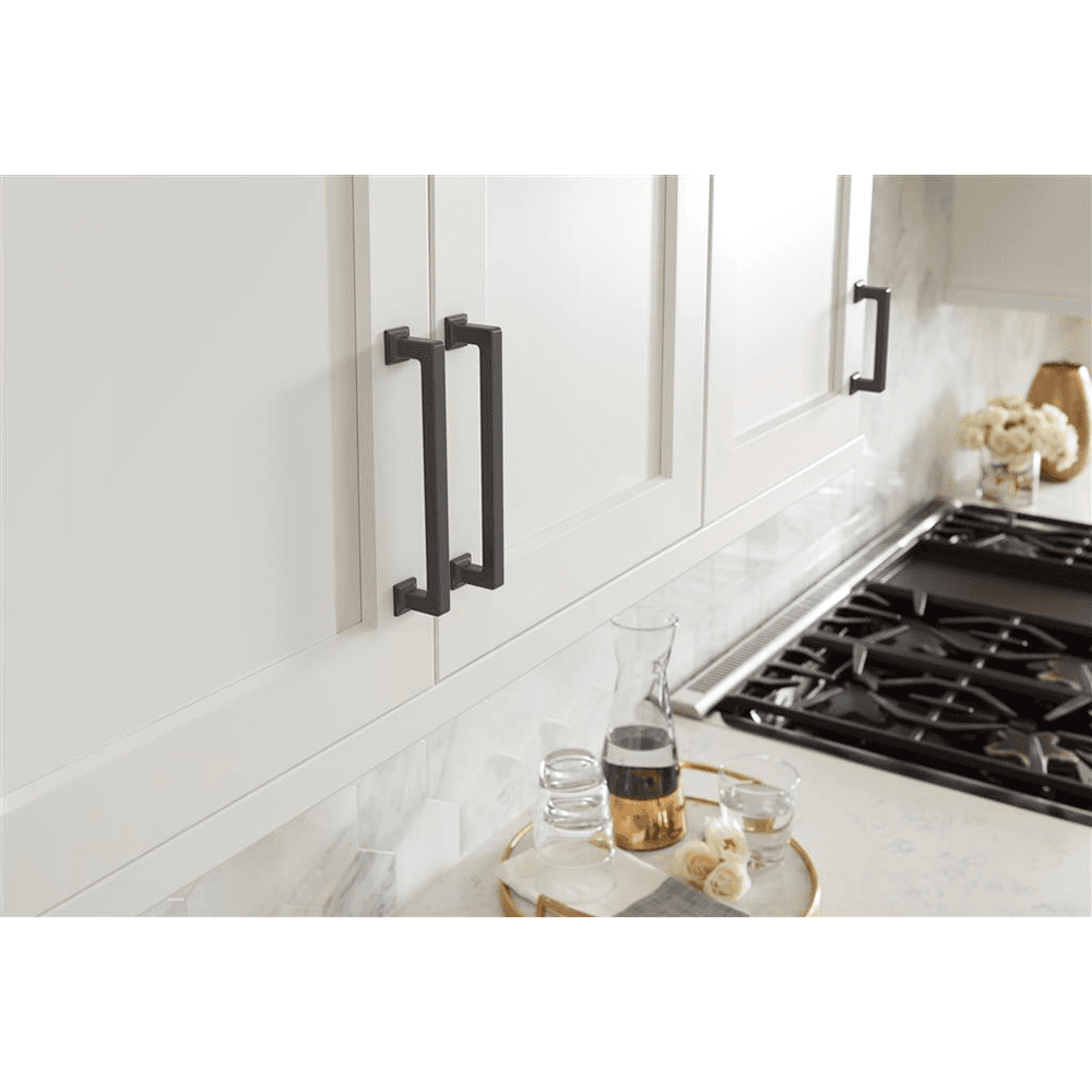 160mm Lintel Cabinet Pull, Matte Black Alt 3 - Image