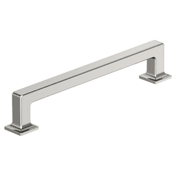 160mm Lintel Cabinet Pull, Polished Nickel Main - Image