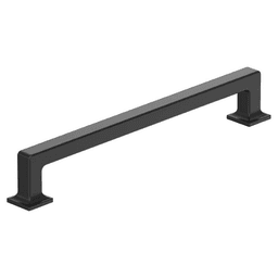 192mm Lintel Cabinet Pull, Matte Black Main - Image