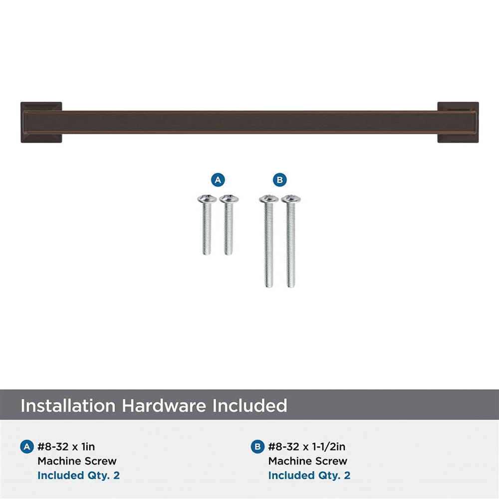 224mm Lintel Cabinet Pull, Oil-Rubbed Bronze Alt 2 - Image