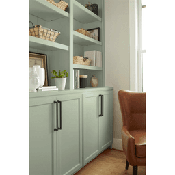 256mm Lintel Cabinet Pull, Matte Black Alt 4 - Image