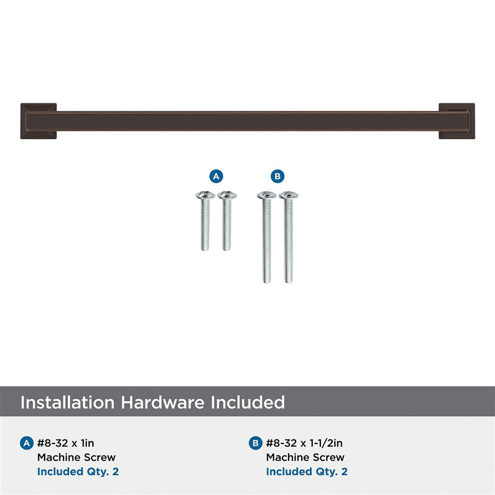 256mm Lintel Cabinet Pull, Oil-Rubbed Bronze Alt 2 - Image