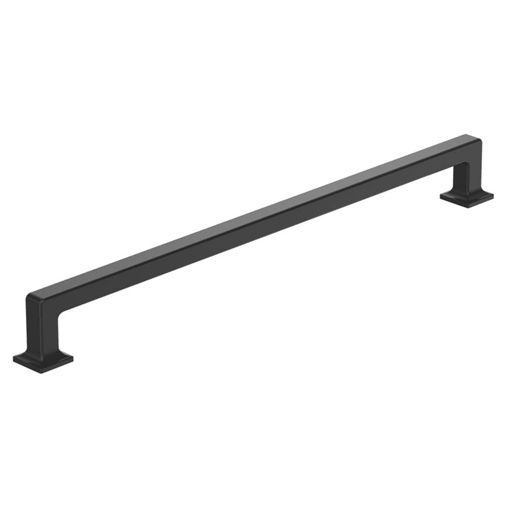 320mm Lintel Cabinet Pull, Matte Black Main - Image