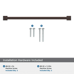 320mm Lintel Cabinet Pull, Oil-Rubbed Bronze Alt 2 - Image