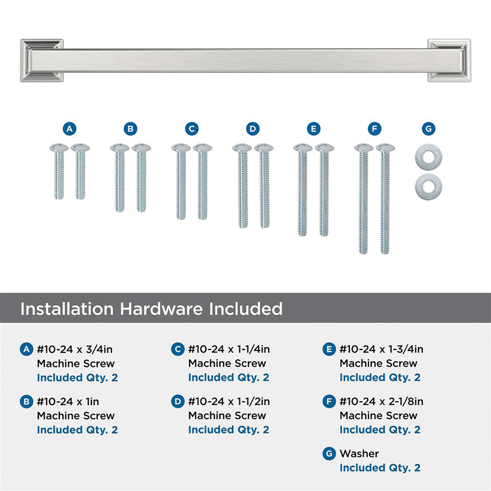 305mm Lintel Appliance Pull, Satin Nickel Alt 2 - Image