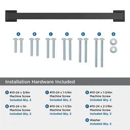 305mm Lintel Appliance Pull, Matte Black Alt 2 - Image