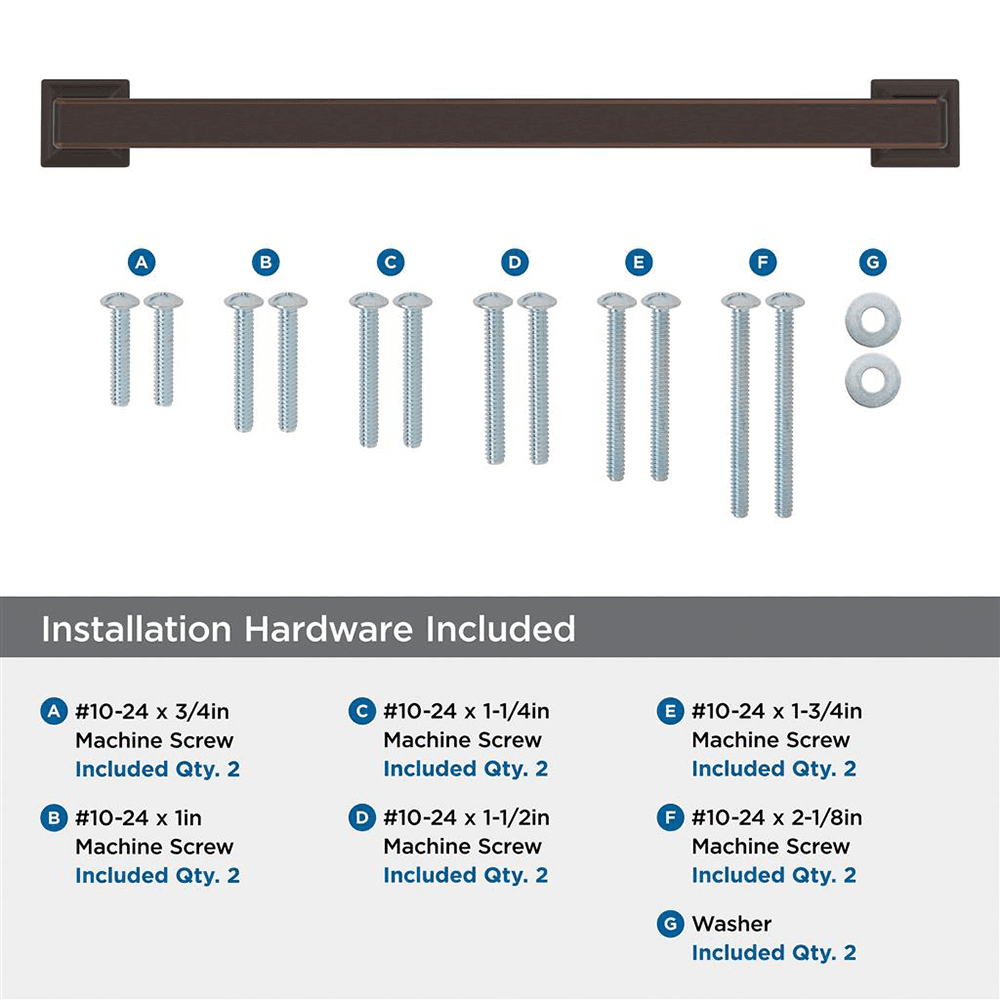 305mm Lintel Appliance Pull, Oil-Rubbed Bronze Alt 2 - Image
