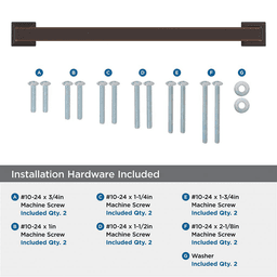 305mm Lintel Appliance Pull, Oil-Rubbed Bronze Alt 2 - Image