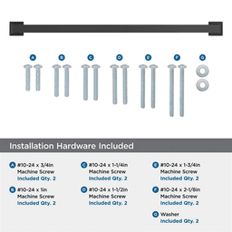 457mm Lintel Appliance Pull, Matte Black Alt 2 - Image