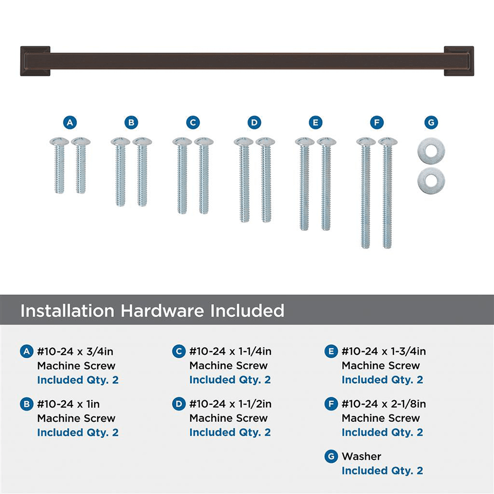 457mm Lintel Appliance Pull, Oil-Rubbed Bronze Alt 2 - Image