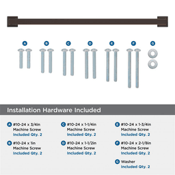 457mm Lintel Appliance Pull, Oil-Rubbed Bronze Alt 2 - Image
