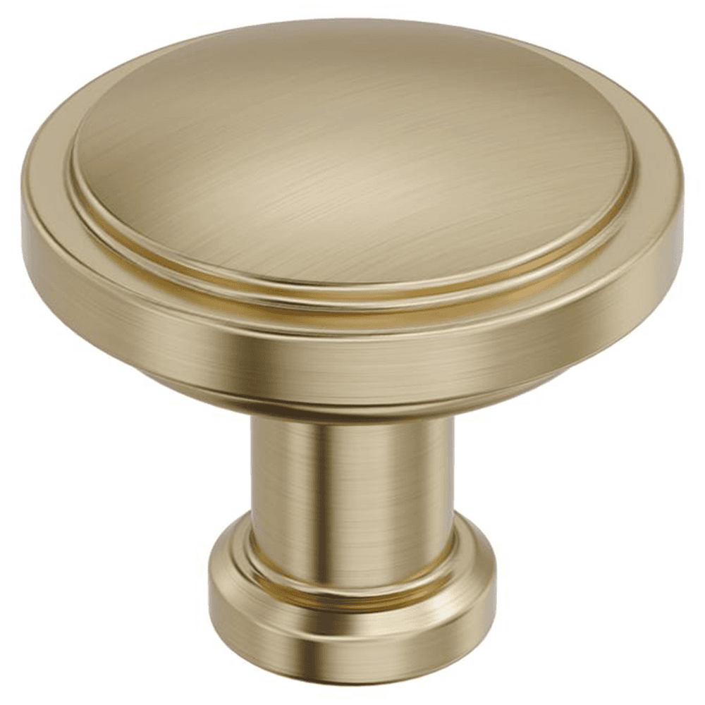 1-1/4" Faircrest Cabinet Knob, Golden Champagne Main - Image