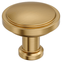 1-1/4" Faircrest Cabinet Knob, Champagne Bronze Main - Image