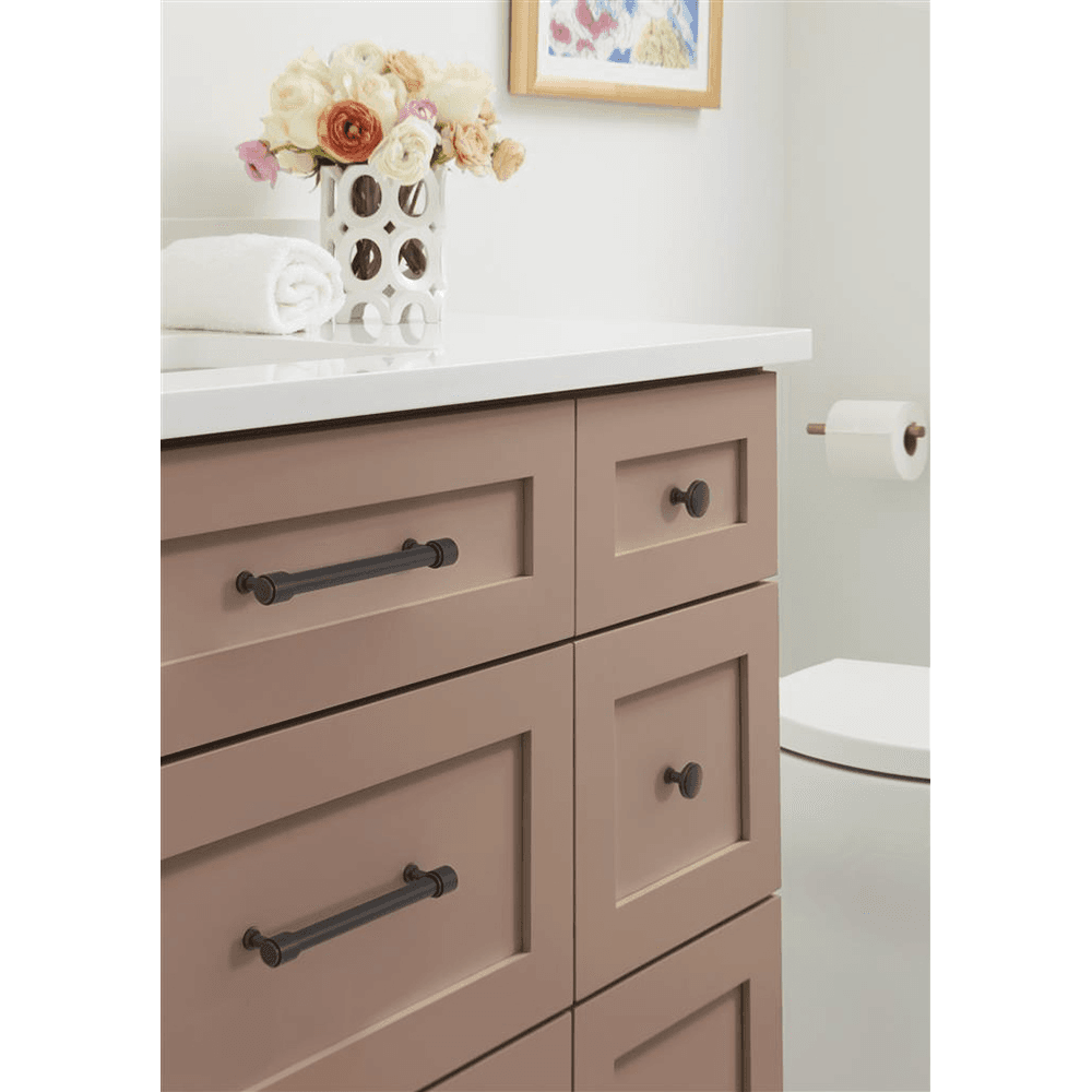 1-1/4" Faircrest Cabinet Knob, Oil-Rubbed Bronze Alt 4 - Image