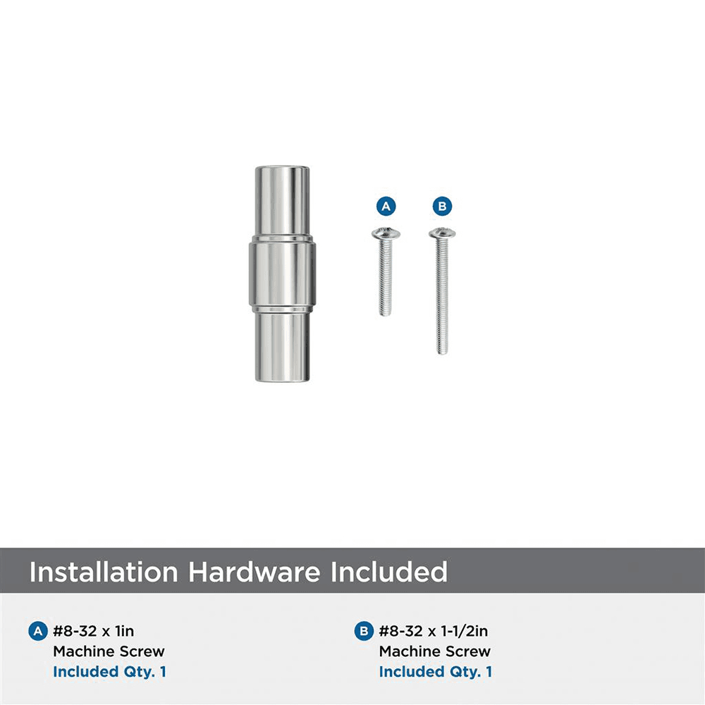 2" Faircrest Cabinet Knob, Polished Nickel Alt 2 - Image