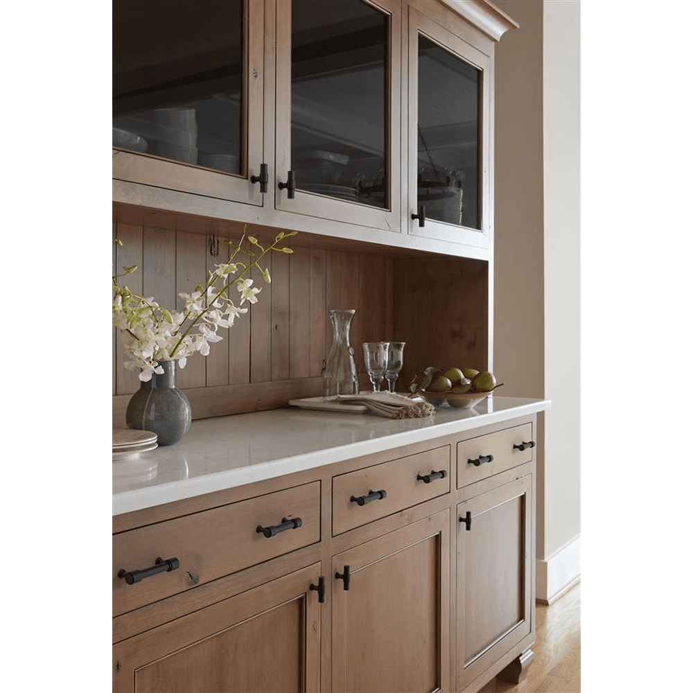 76mm Faircrest Cabinet Pull, Matte Black Alt 4 - Image