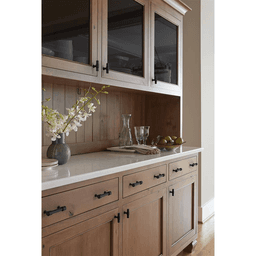 76mm Faircrest Cabinet Pull, Matte Black Alt 4 - Image