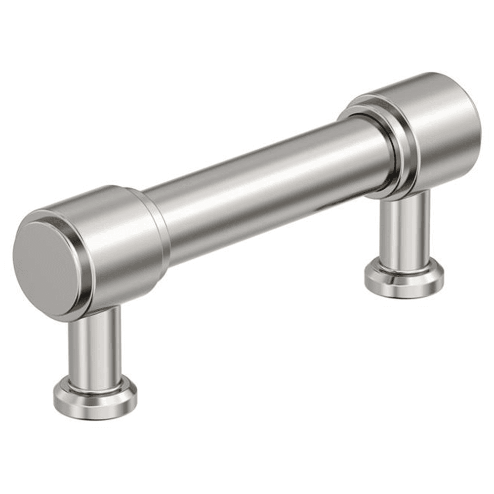 76mm Faircrest Cabinet Pull, Polished Nickel Main - Image