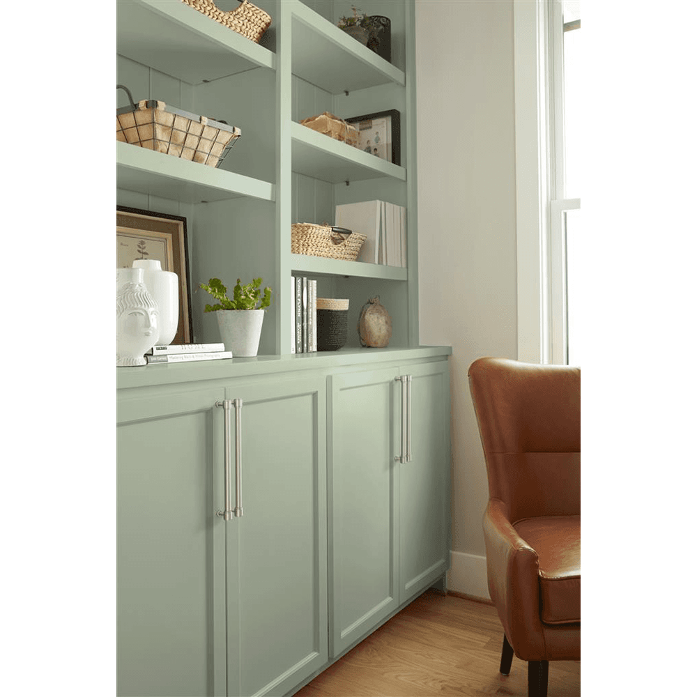 256mm Faircrest Cabinet Pull, Satin Nickel Alt 4 - Image