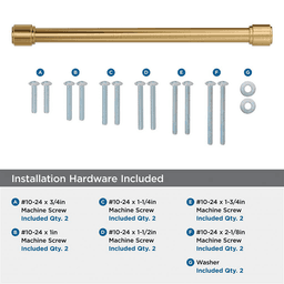 305mm Faircrest Appliance Pull, Champagne Bronze Alt 2 - Image