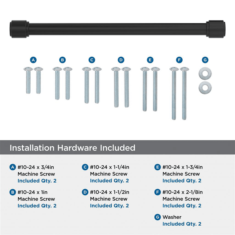 305mm Faircrest Appliance Pull, Matte Black Alt 2 - Image