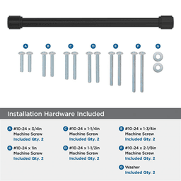 305mm Faircrest Appliance Pull, Matte Black Alt 2 - Image