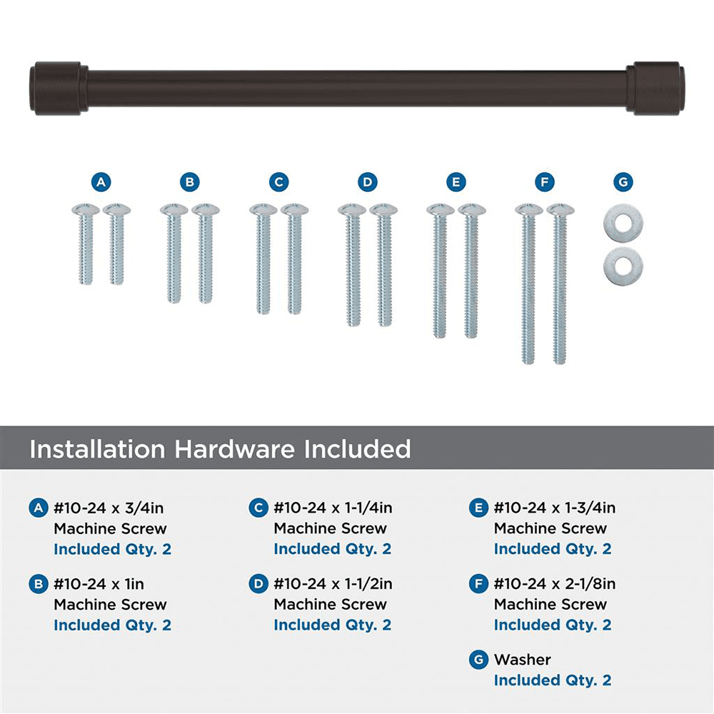 305mm Faircrest Appliance Pull, Oil-Rubbed Bronze Alt 2 - Image