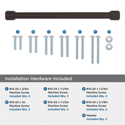 305mm Faircrest Appliance Pull, Oil-Rubbed Bronze Alt 2 - Image